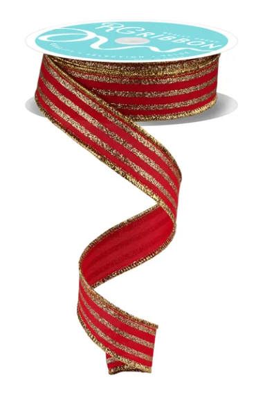 Vertical Stripes w/ Glitter