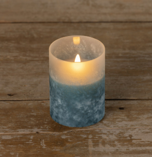 Frosted Candle - 3D Flame