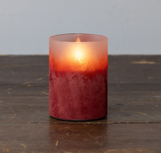 Frosted Candle - 3D Flame