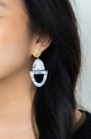 Athena Earrings- Greek Goddess