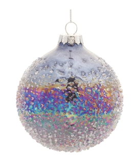 Iridescent Ball Ornament