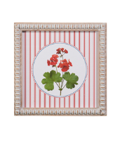 Ticking Stripe Framed Wall Art