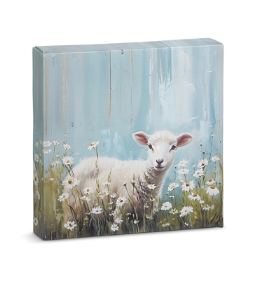 Spring Time In Daisies Wall Art (duck or lamb)