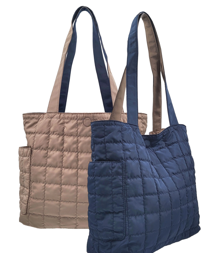 Reversible Nylon Tote (2 colors)