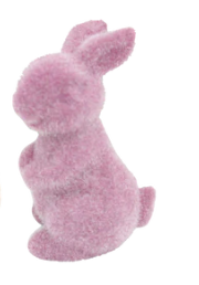 Mini Flocked Bunny