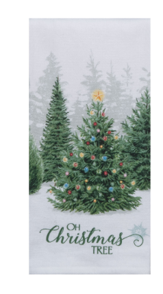 Snowmen Evergreen Kitchen Textile Collection