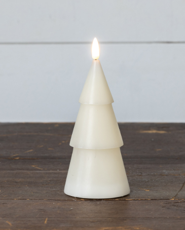 3D Flame Smooth Tree Candle (2 colors)