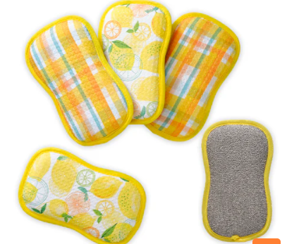 Werkshoppe Microfiber Towel - Lemon Plaid