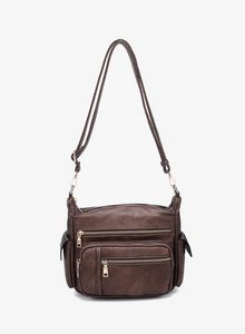 Nicole Multi-Zip Crossbody (new colors)