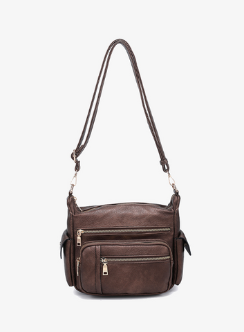 Nicole Multi-Zip Crossbody (new colors)