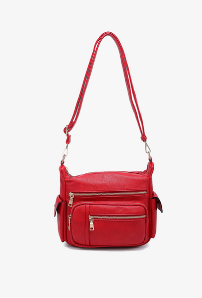 Nicole Multi-Zip Crossbody (new colors)