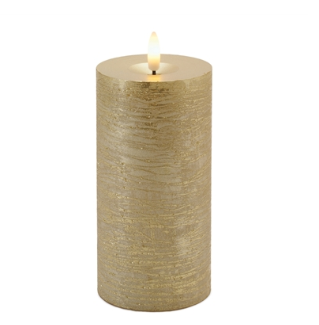 FIA Wick Candle  Wax/Plastic - Gold (3 sizes)