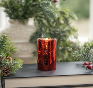 Mercury Glass 3D Flame Candle (3 colors)