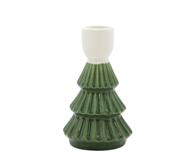 Green Tree Taper Holder