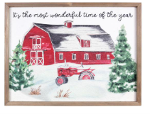 Wood Country Christmas Sign