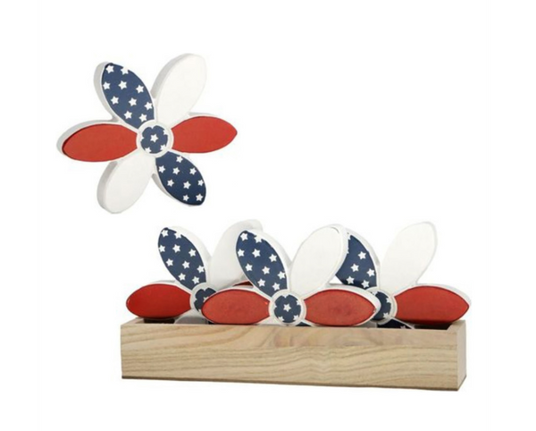 Americana Daisy Blocks (2 sizes)