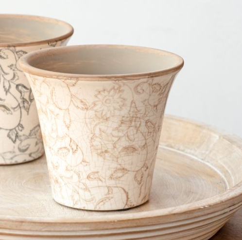 Beige Heirloom Planter (2 sizes)