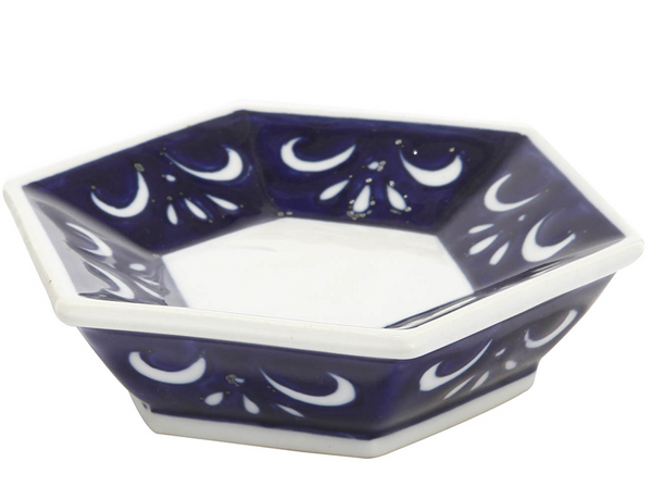 Blue Bath Accessories (4 pieces)