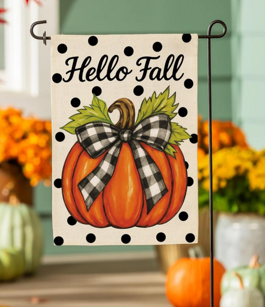 Checkered Bow Pumpkin Collection