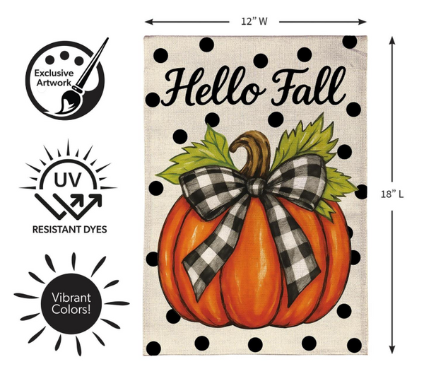Checkered Bow Pumpkin Collection