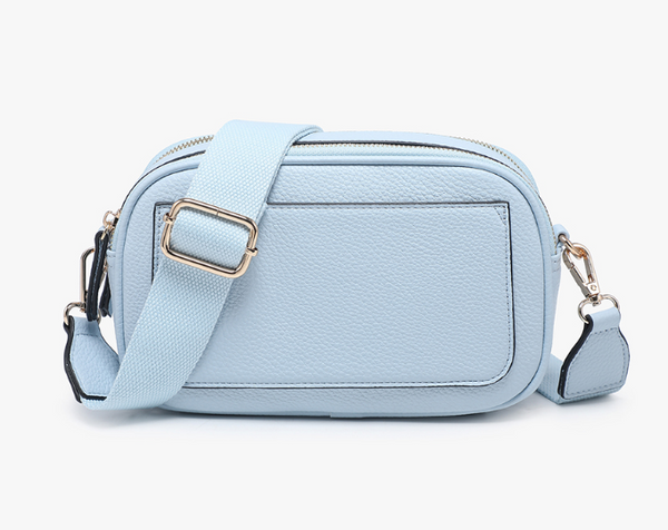 Sky Dual Zip Crossbody (multiple colors)