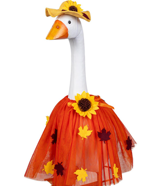 Giddy the Goose Outfit - Fall Leaf Dress