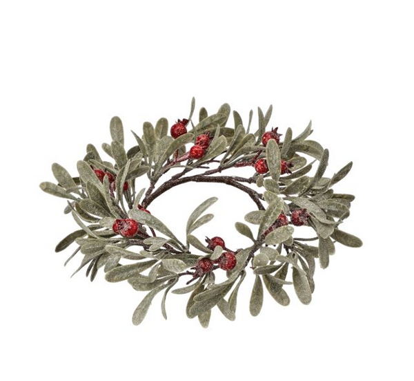 Frosted Mistletoe/Berry Collection (2 pieces)