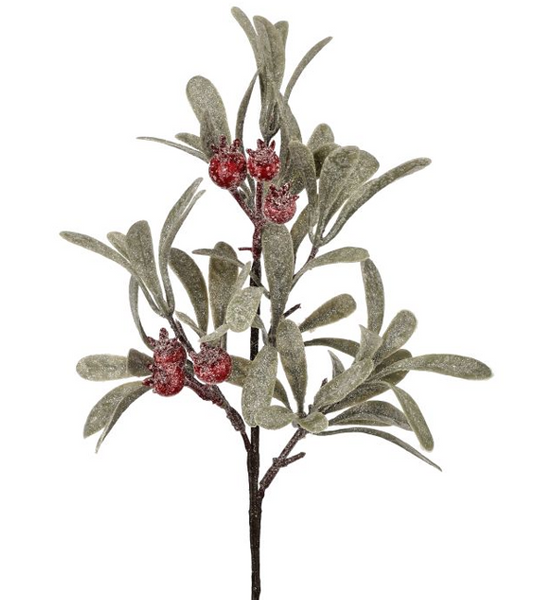 Frosted Mistletoe/Berry Collection (2 pieces)