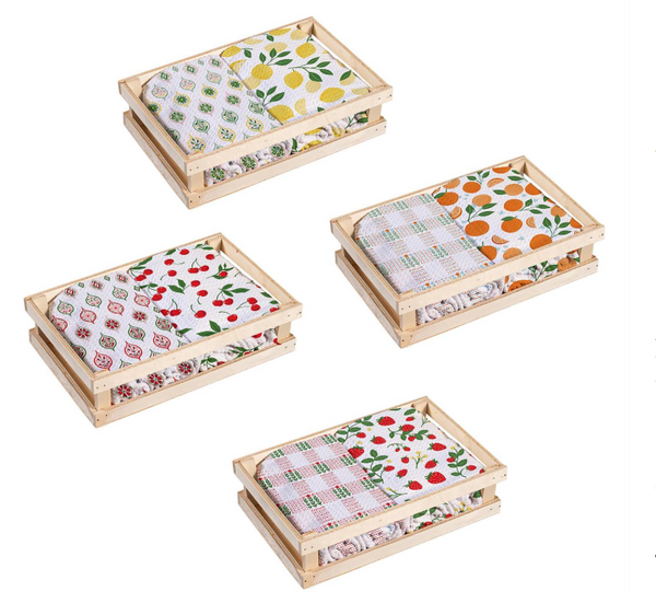 Fruit Program Sets of 2 - Double Sided Quick Dry Towels