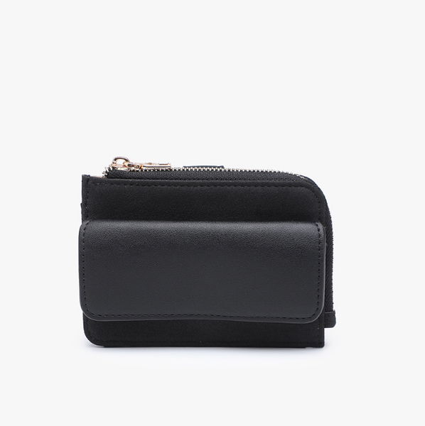 Joanna Faux Suede Wallet (multiple color)