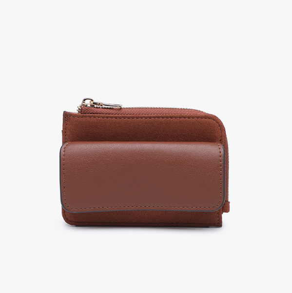 Joanna Faux Suede Wallet (multiple color)