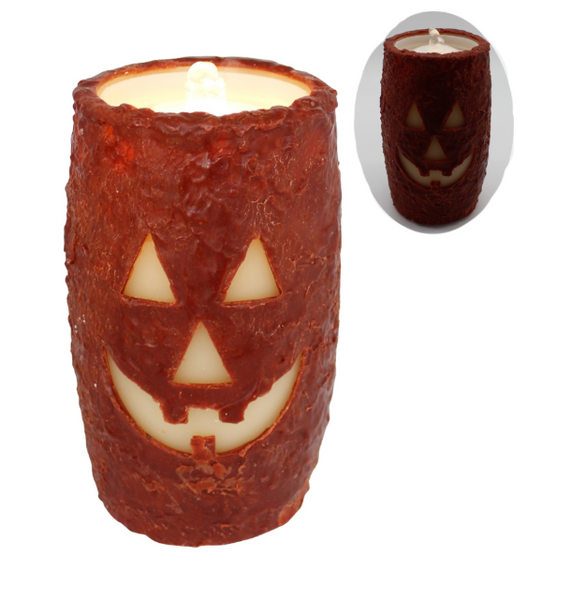 Jack O' Lantern LED Water Fountain Candle (2 sizes)