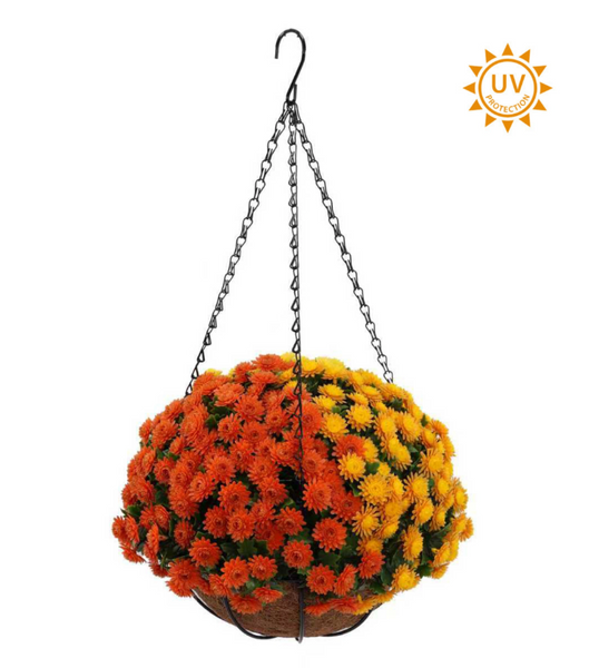 Mum Hanging Basket - UV Protected
