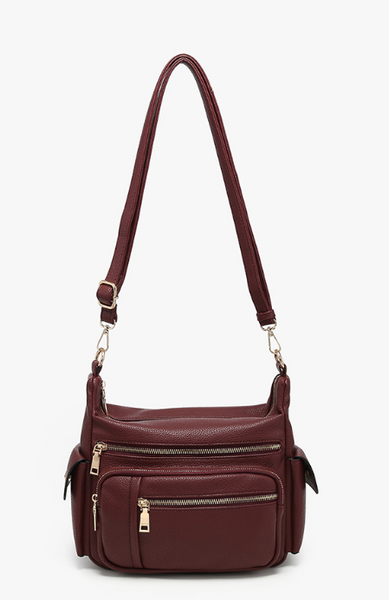 Nicole Multi-Zip Crossbody (new colors)