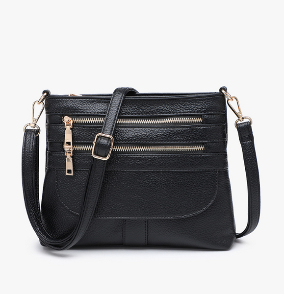 Octavia Multi-Zip Crossbody (multiple colors)