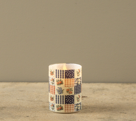 Patchwork Glass 3D Flame Collection