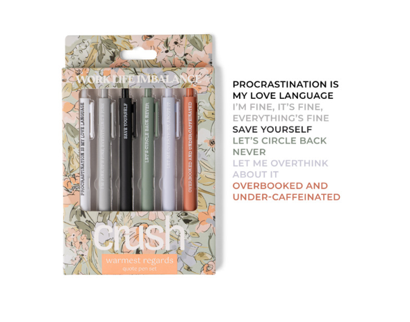 Quote Pen Set (3 styles)