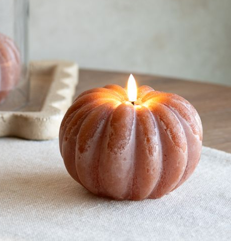 LED Pumpkin Candle (2 sizes)