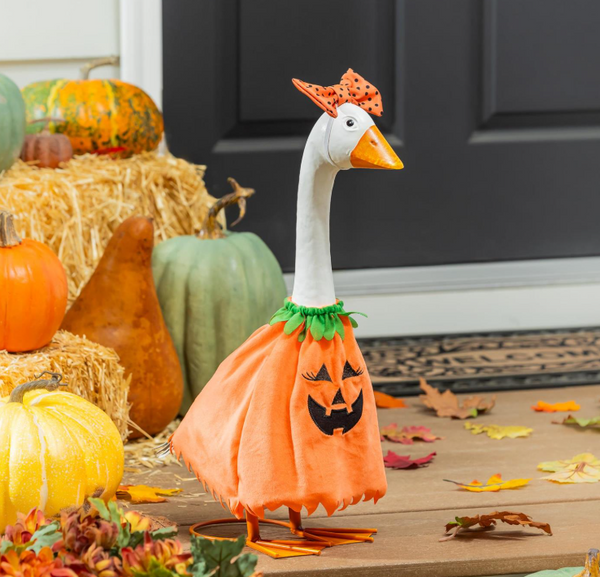 Giddy the Goose Outfit - Pumpkin Poncho