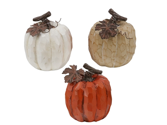Carved Texture Pumpkin - 2 styles (3 colors)