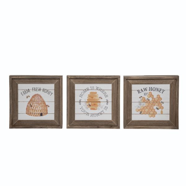 Framed Bee Hive Decor