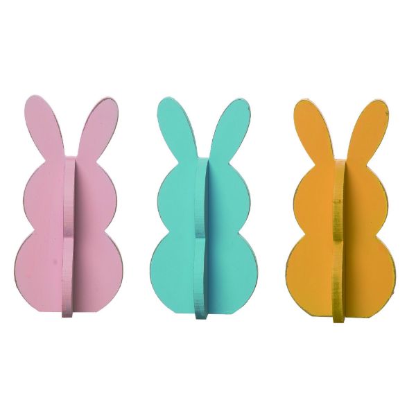 Dimensional Bunny Decor (3 colors)