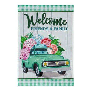 Spring Flower Delivery Garden Flag