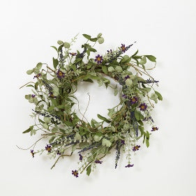 Lavender Herbs Wreath
