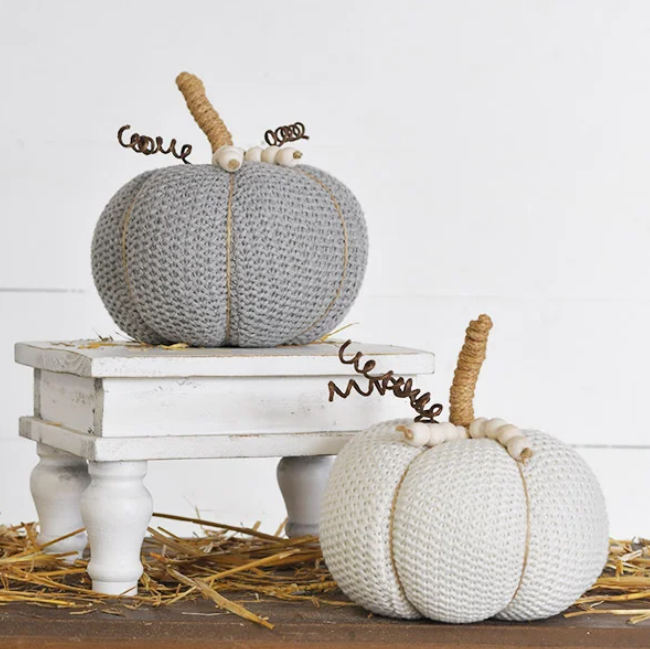 Knit Pumpkin (Multiple Colors)