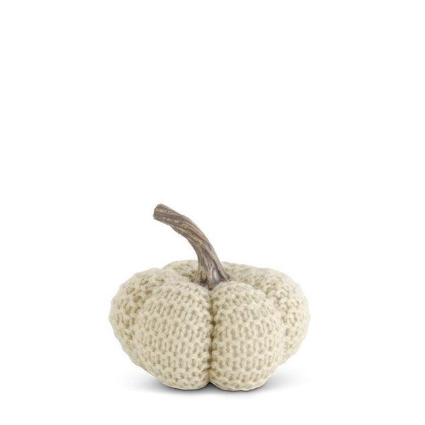 Knit Stuffed Pumpkin