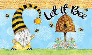 Gnome and Bees Mat