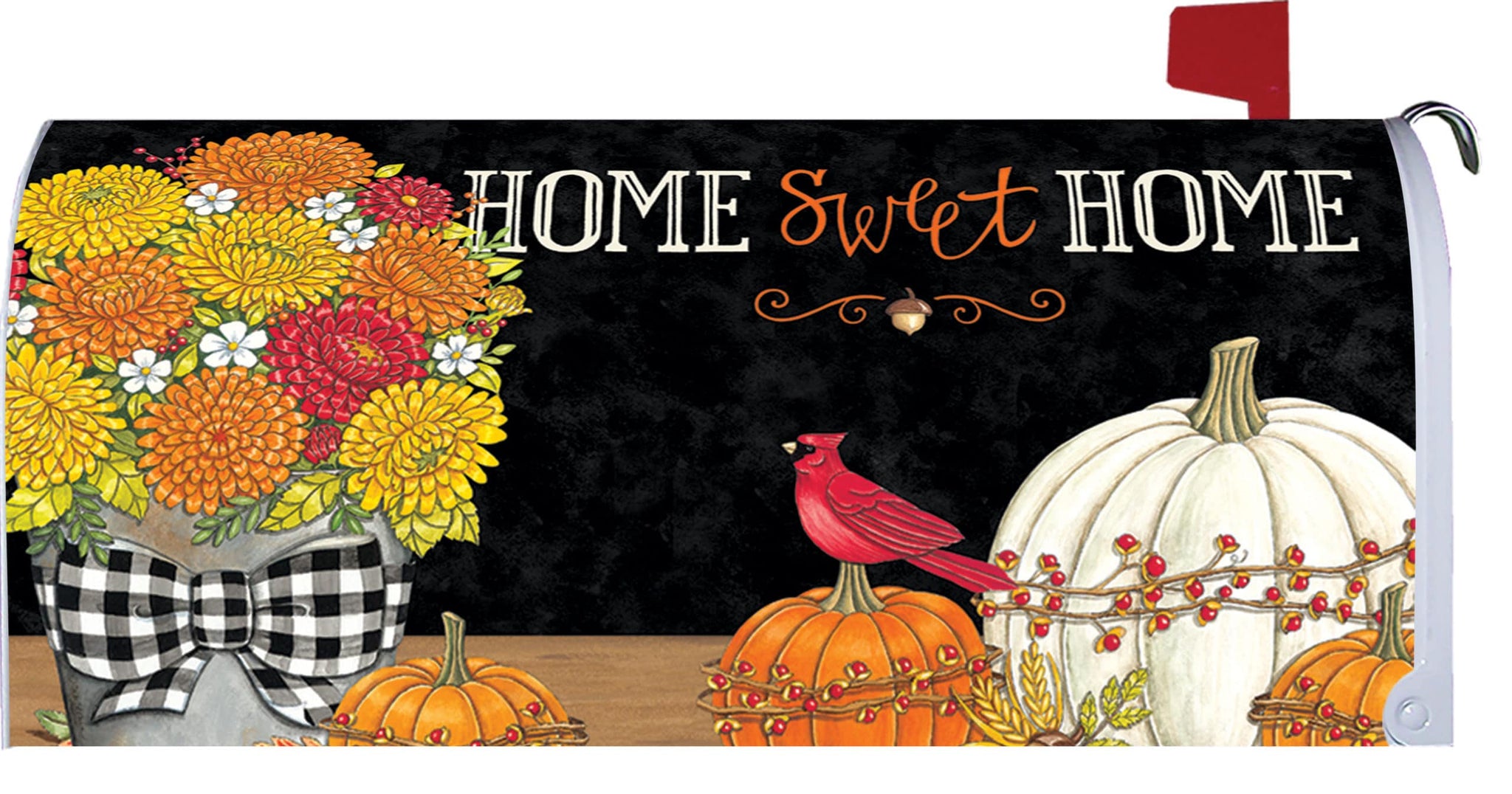 Vibrant Mums Outdoor Mailbox Cover