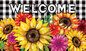Gingham Sunflowers Outdoor Collection