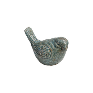 Watchful Bird Ceramic Accent